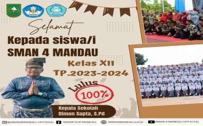 Kelulusan SMAN 4 Mandau TP. 2023/2024