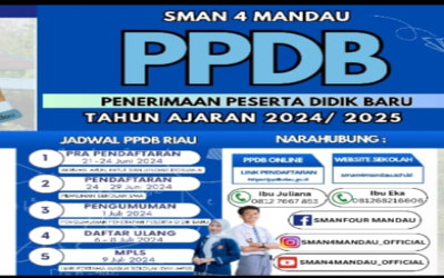 PPDB SMAN 4 MANDAU TP. 2024/2025
