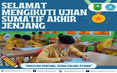 Ujian Sumatif Akhir Jenjang untuk seluruh siswa/siswi kelas XII