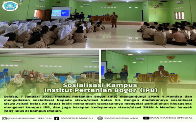 Sosialisasi Kampus Institut Pertanian Bogor 2025