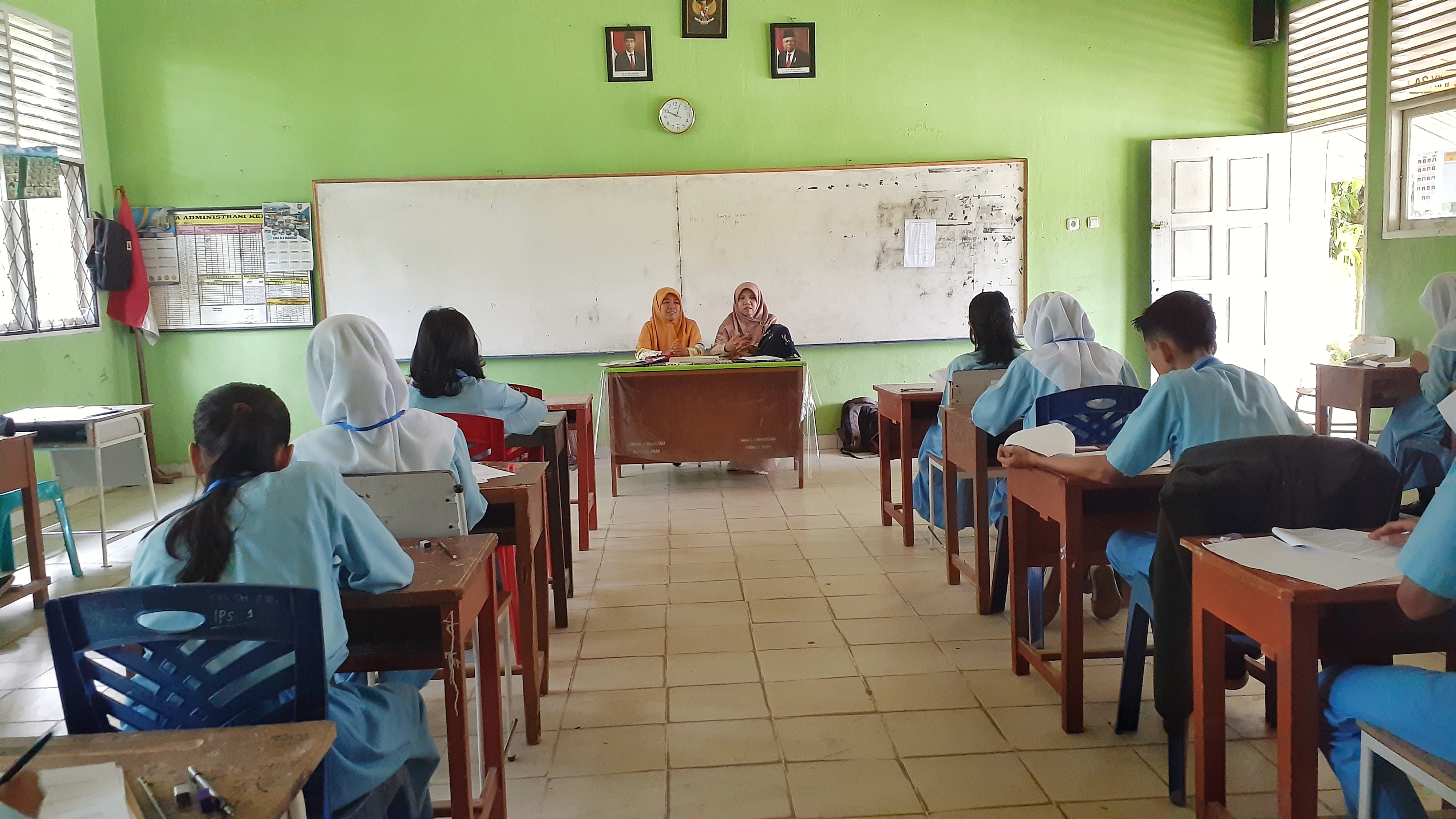 Ujian sekolah SMAN 4 Mandau tahun pelajaran 2022/2023